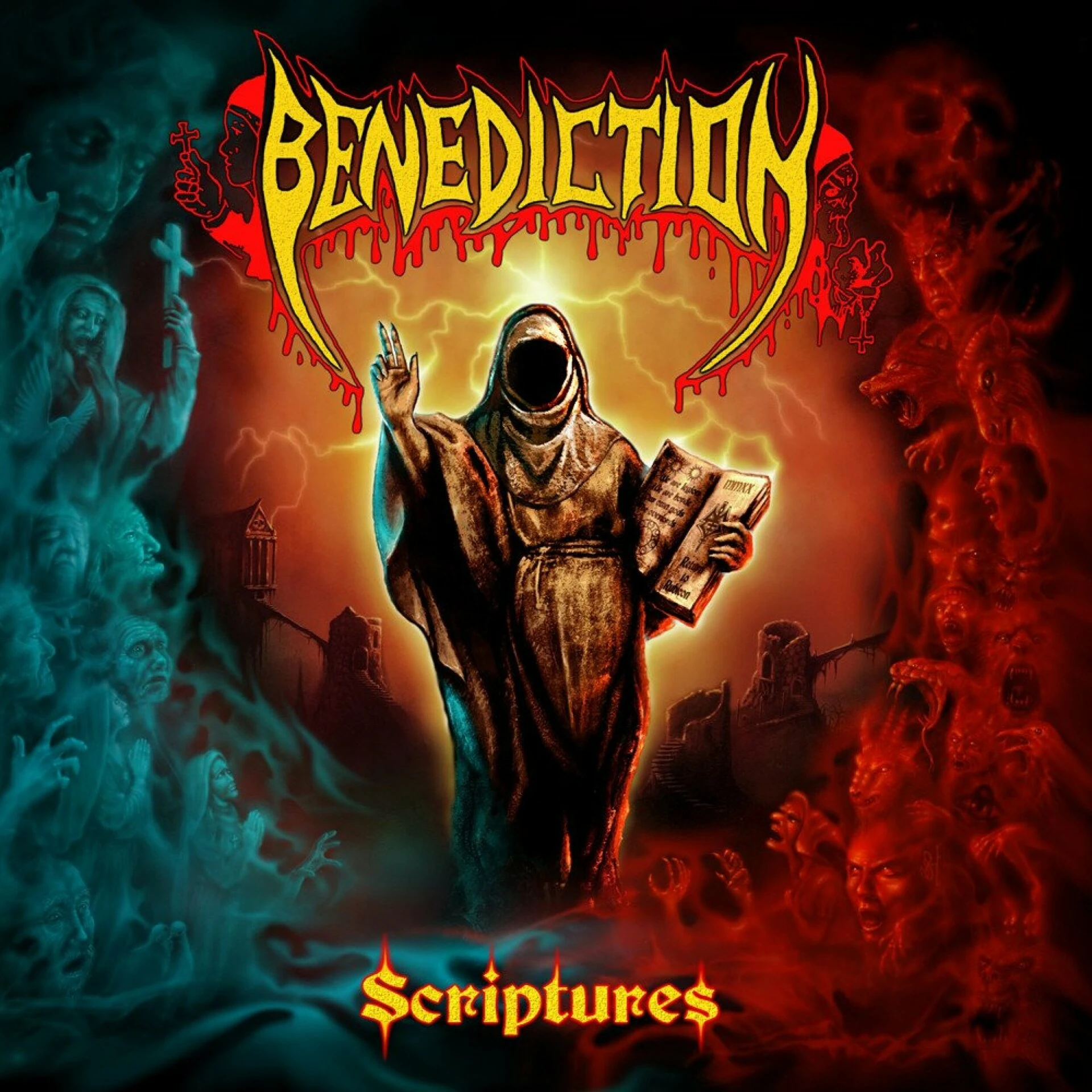 BENEDICTION · Scriptures | BLACK 2LP (Death Metal Vinyl) · Picture 1