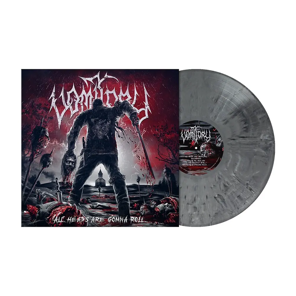 VOMITORY - All Heads Are Gonna Roll · DIM GRAY MARBLED LP (Death Metal Vinyl)