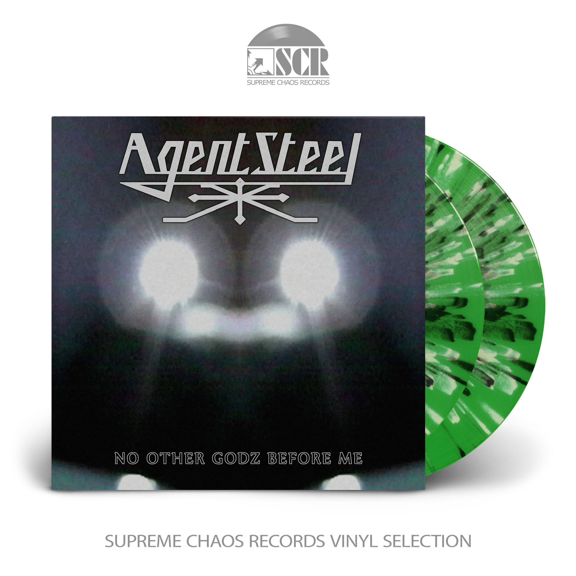 AGENT STEEL · No Other Godz Before Me | SPLATTER 2LP AGENT STEEL · No Other Godz Before Me | SPLATTER 2LP (Heavy Metal Vinyl)