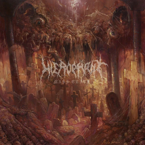 HIEROPHANT · Mass Grave | RED LP (Death Metal/Doom Metal Vinyl) · Picture 1