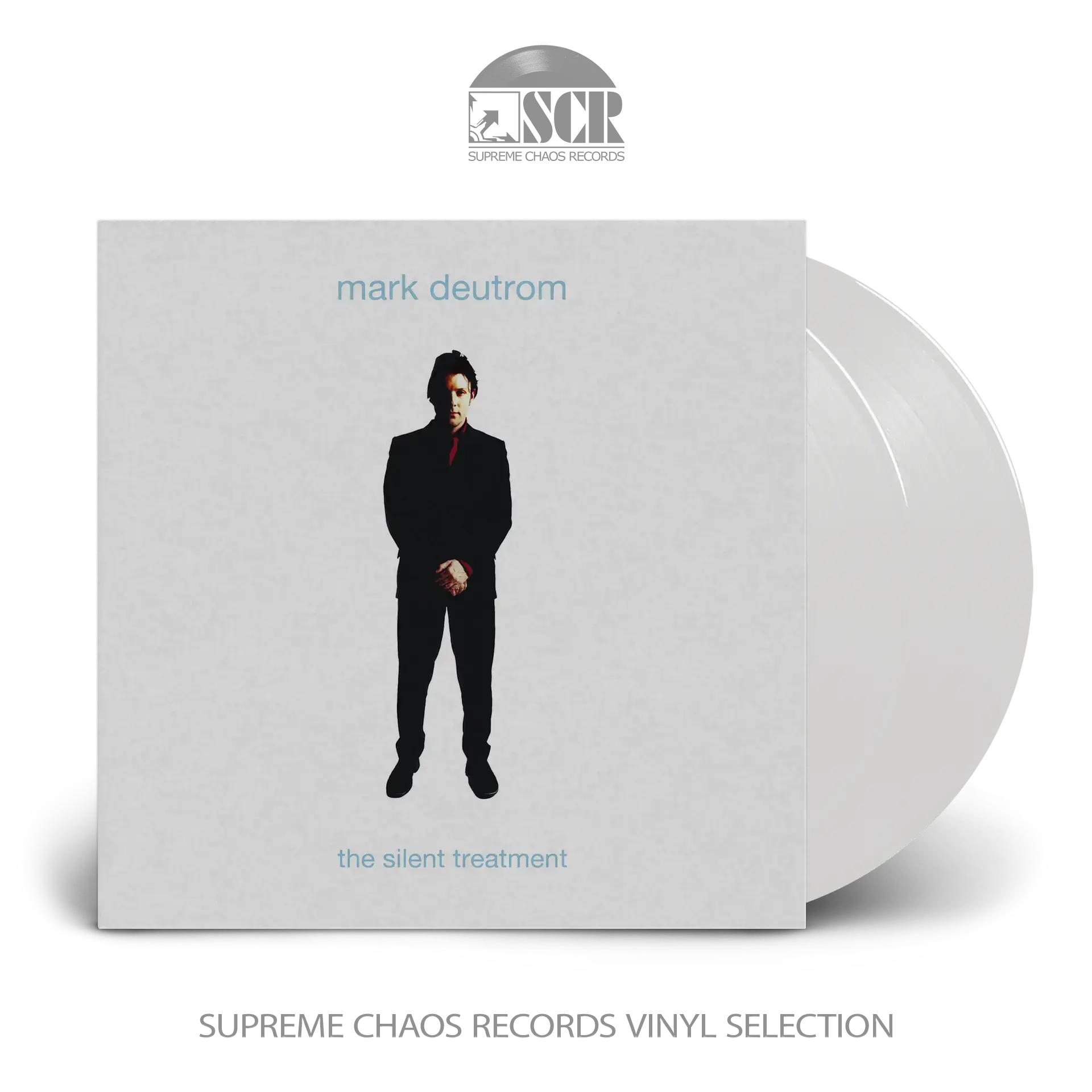 MARK DEUTROM - The Silent Treatment · WHITE 2LP (Alternative Rock Vinyl)