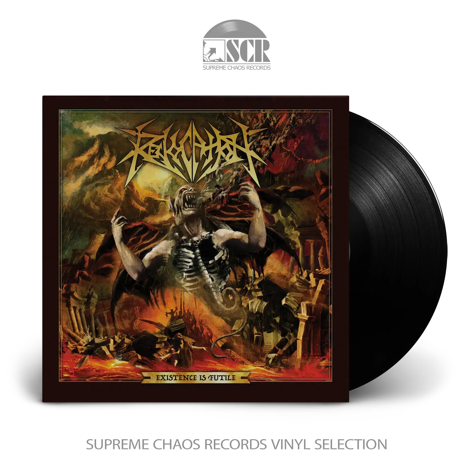 REVOCATION · Existence Is Futile | BLACK LP (Death Metal/Thrash Metal Vinyl)