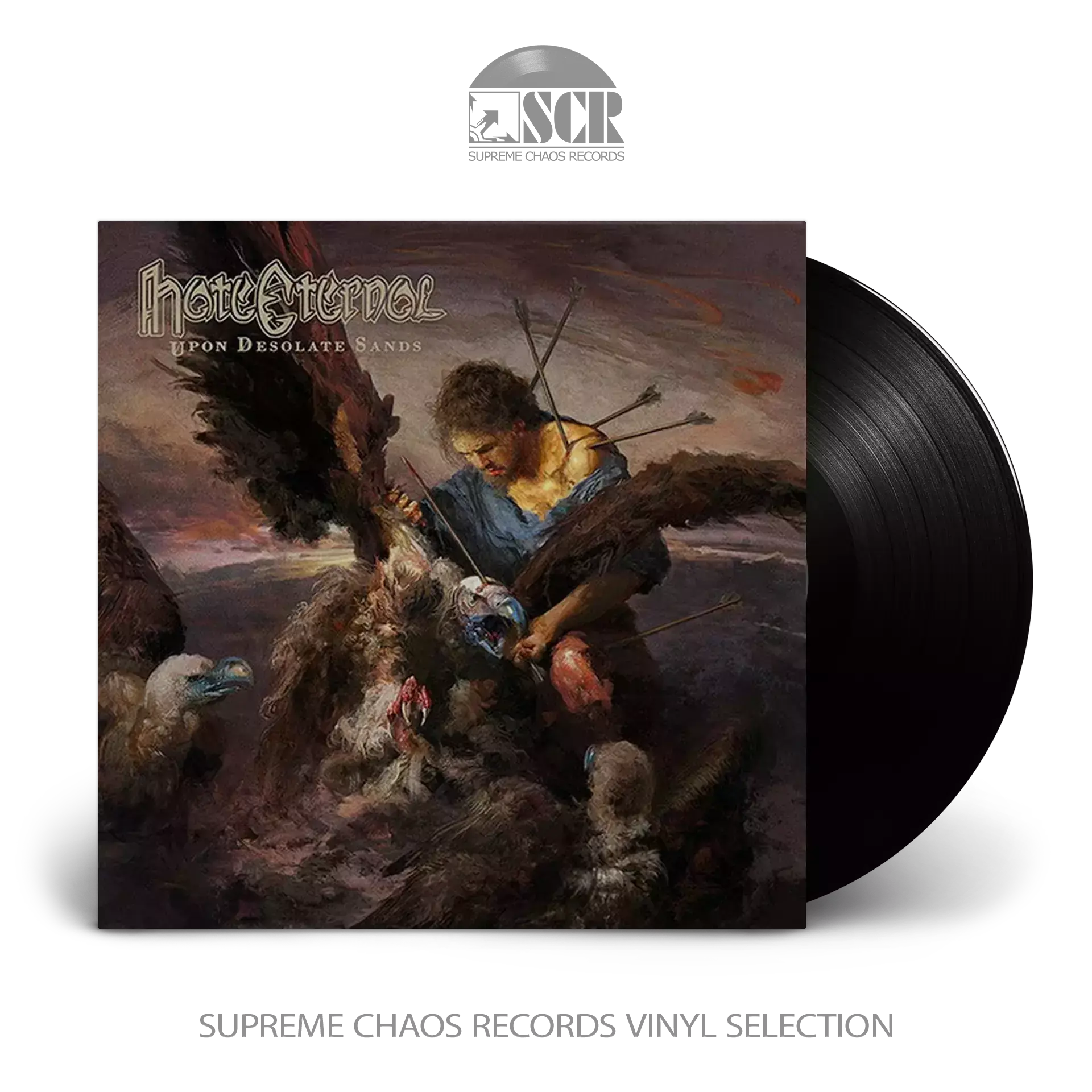 HATE ETERNAL · Upon Desolate Sands | BLACK LP HATE ETERNAL · Upon Desolate Sands | BLACK LP (Death Metal/Grindcore Vinyl)