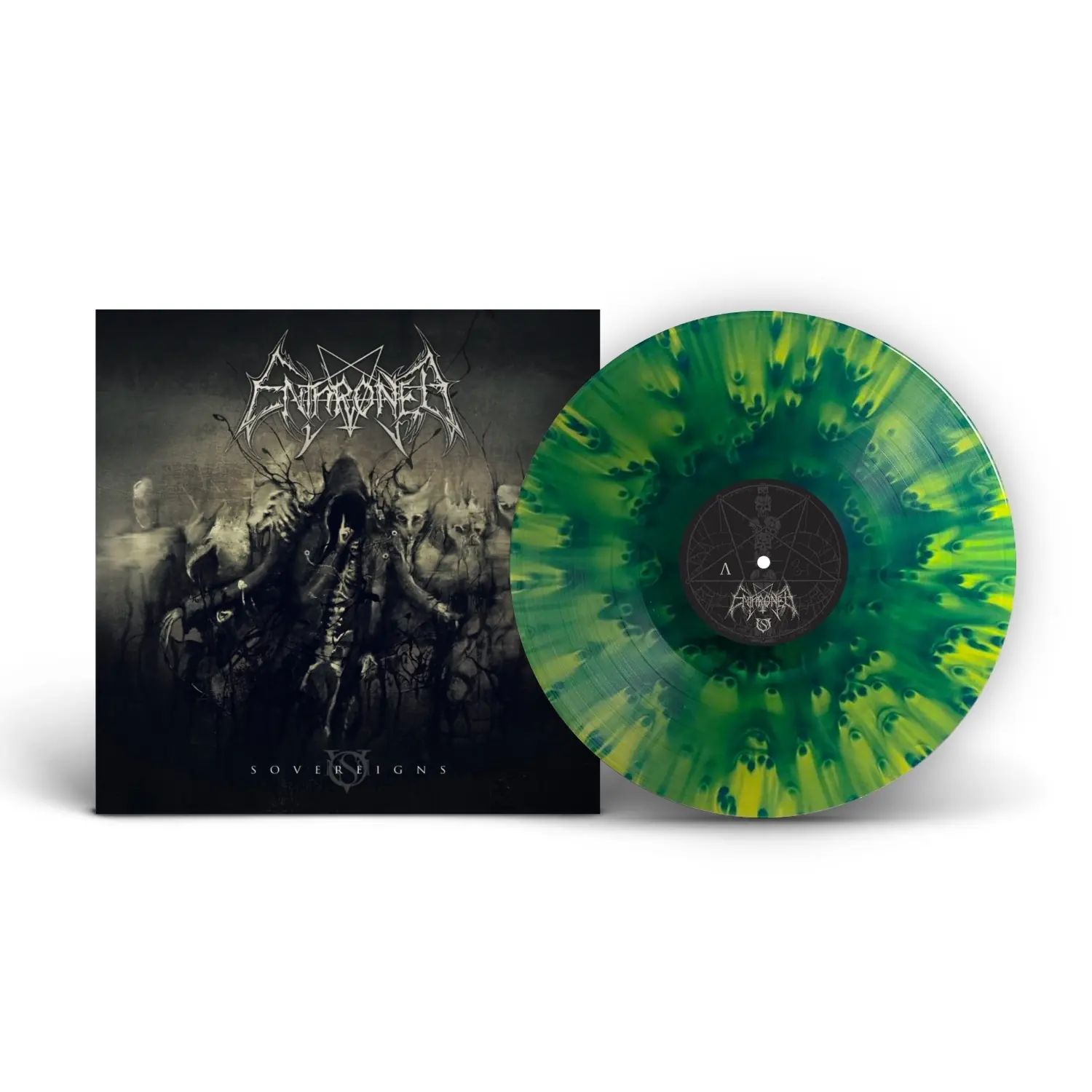 ENTHRONED - Sovereigns [CLOUDY GREEN] · LP (Black Metal Vinyl)