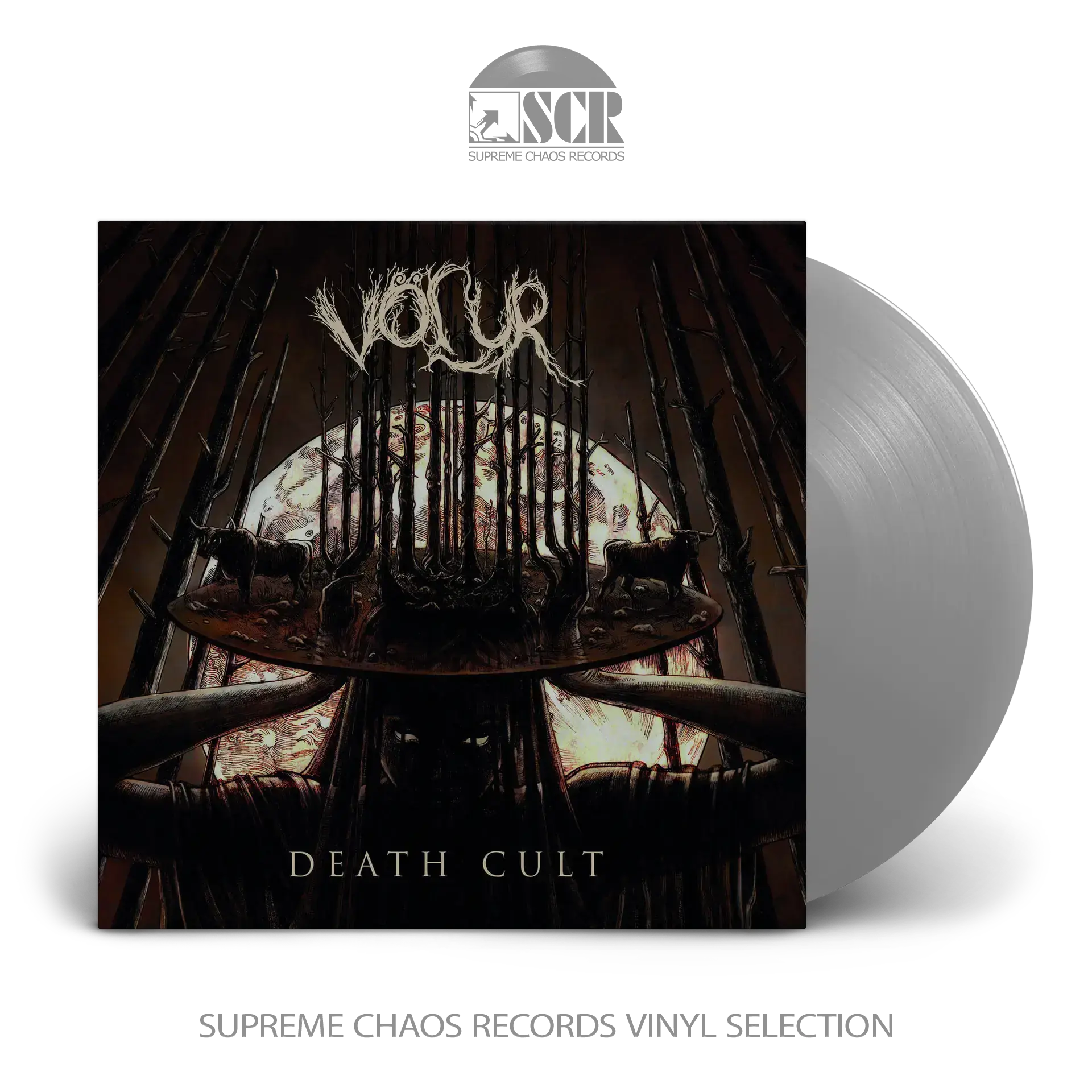 VÖLUR - Death Cult · SILVER LP VÖLUR - Death Cult · SILVER LP (Heavy Metal Vinyl)