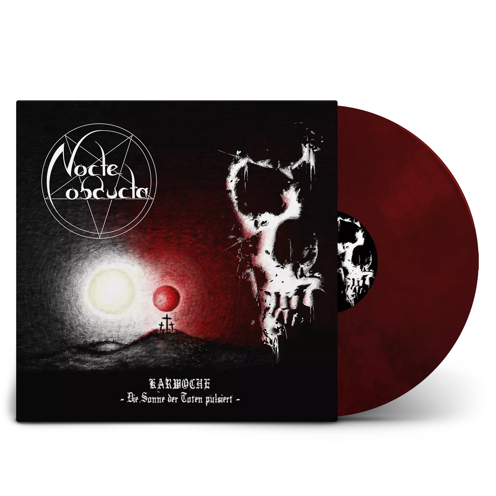 NOCTE OBDUCTA · Karwoche – Die Sonne der Toten pulsiert | TRANSPARENT RED/BLACK LP NOCTE OBDUCTA · Karwoche – Die Sonne der Toten pulsiert | TRANSPARENT RED/BLACK LP (Black Metal Vinyl)