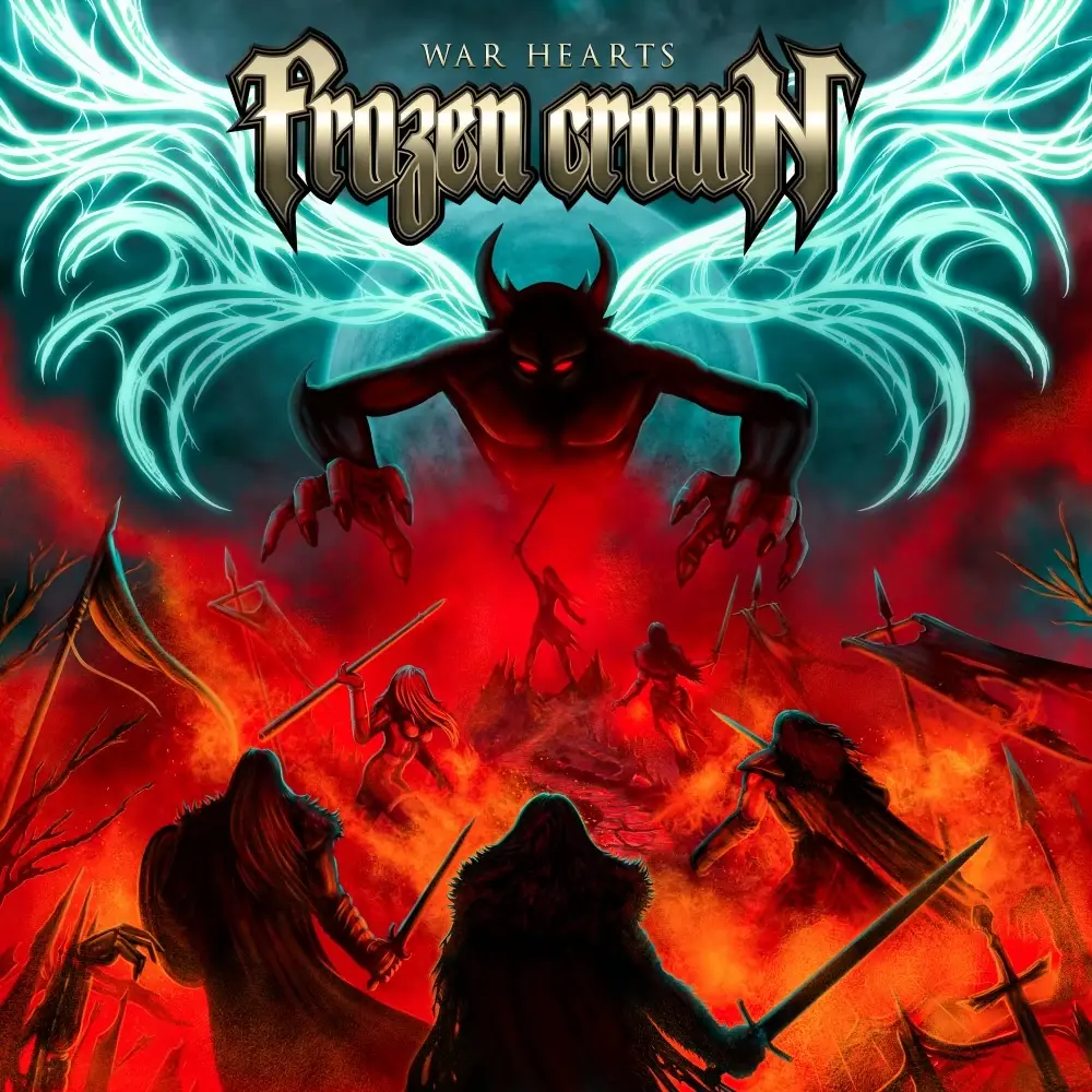 FROZEN CROWN - War Hearts · RED LP (Power Metal Vinyl) · Picture 1