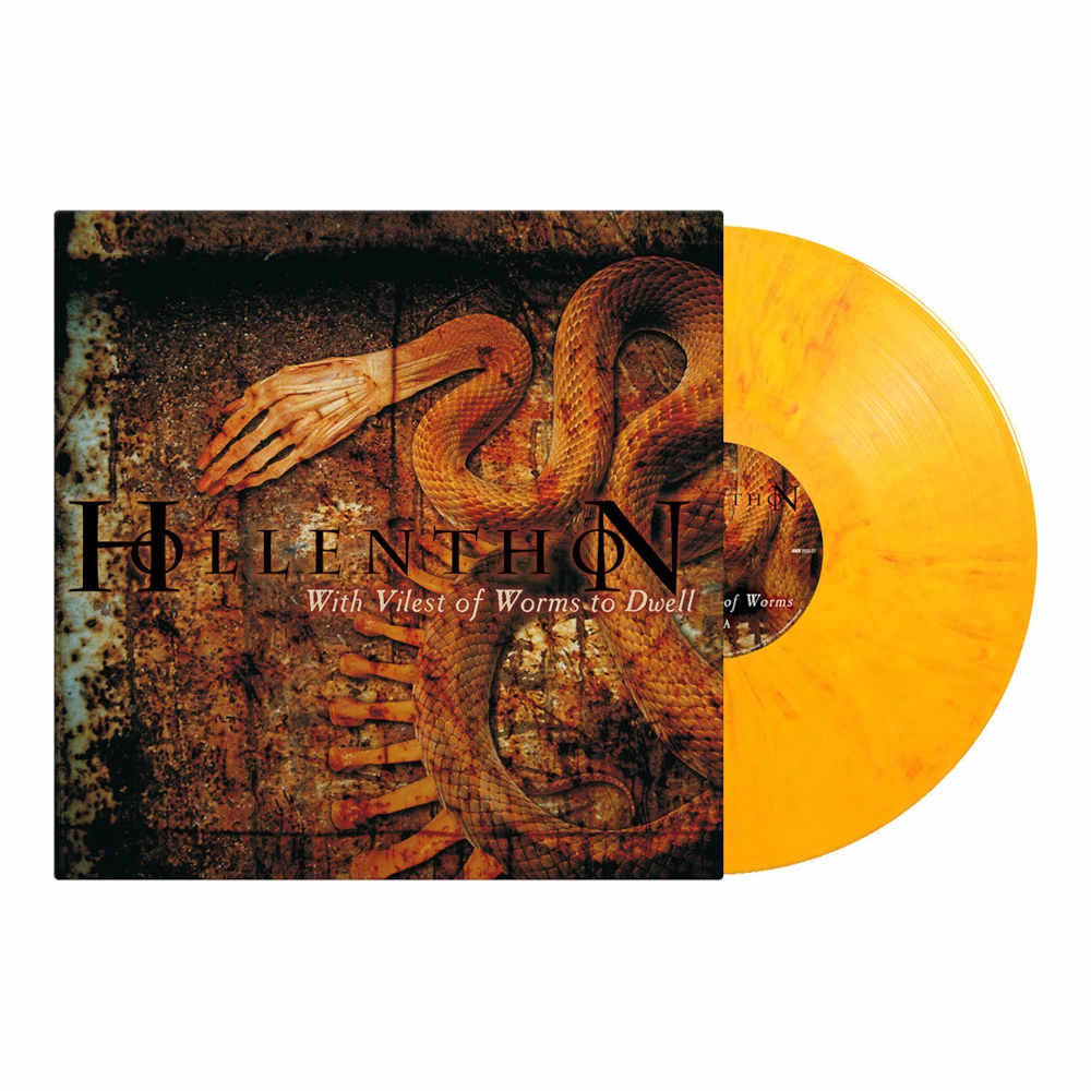 HOLLENTHON · With Vilest Worms To Dwell | YELLOW/RED MARBLED LP (Death Metal Vinyl)
