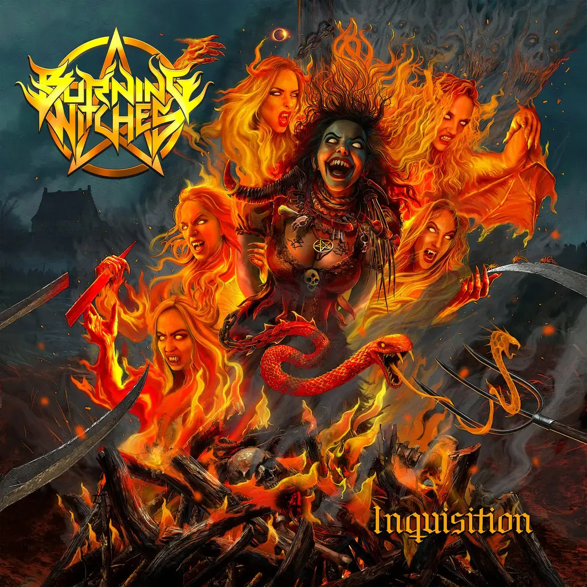 BURNING WITCHES · Inquisition | BLACK LP · Picture 1 BURNING WITCHES · Inquisition | BLACK LP (Thrash Metal/Heavy Metal Vinyl) · Picture 1