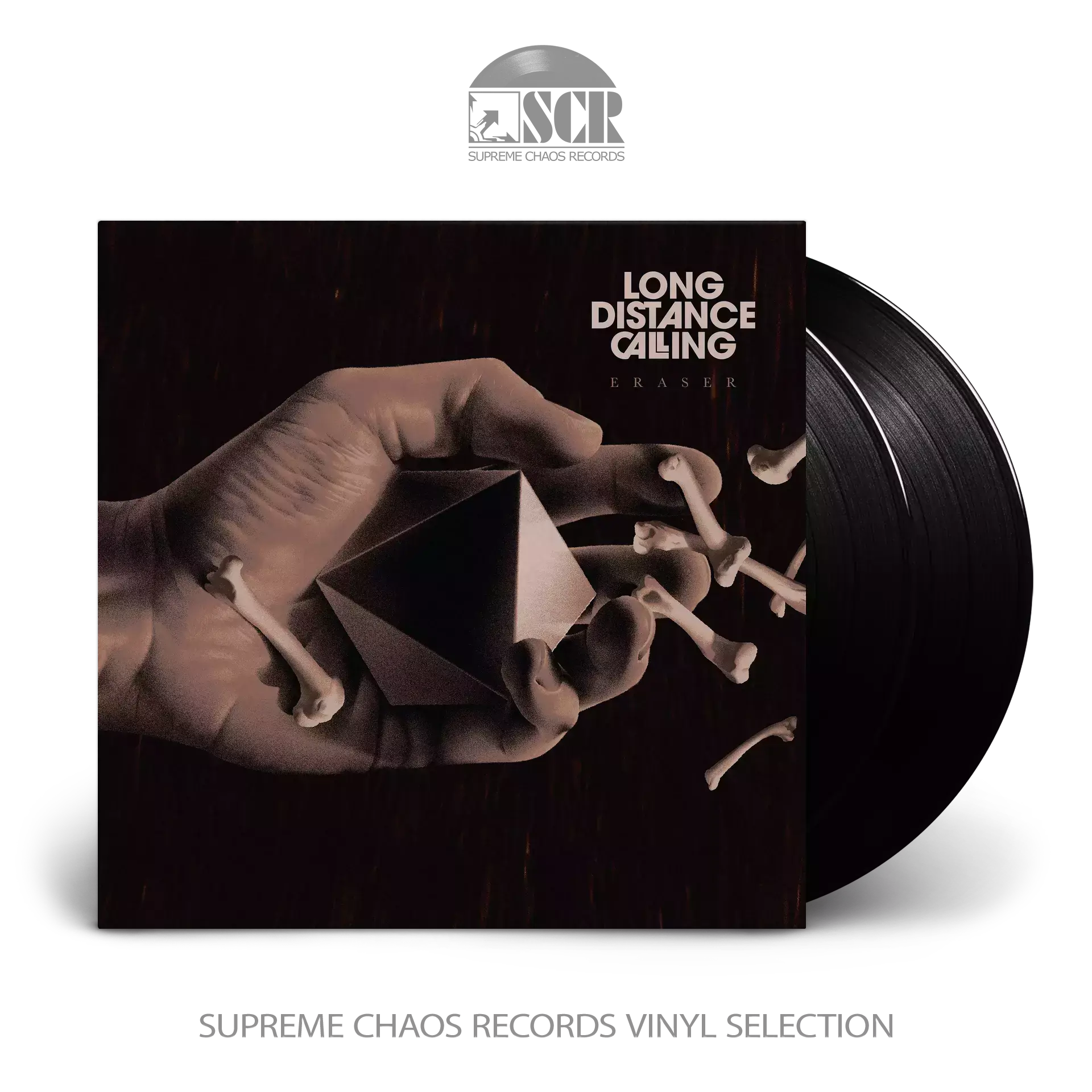 LONG DISTANCE CALLING · Eraser | BLACK 2LP (Progressive Rock Vinyl)