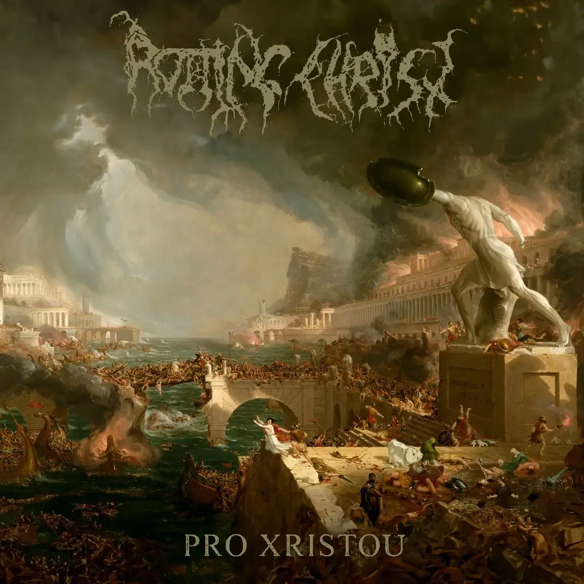 ROTTING CHRIST - Pro Xristou · GOLD LP (Black Metal/Death Metal Vinyl) · Picture 1
