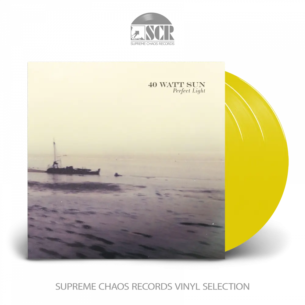 40 WATT SUN · Perfect Light | YELLOW 3LP (Acoustic/Alternative Rock Vinyl)