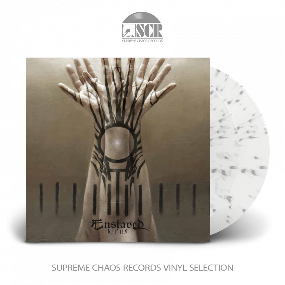 ENSLAVED - RIITIIR · CLEAR/WHITE/GREY DLP ENSLAVED - RIITIIR · CLEAR/WHITE/GREY DLP (Black Metal/Progressive Rock Vinyl)