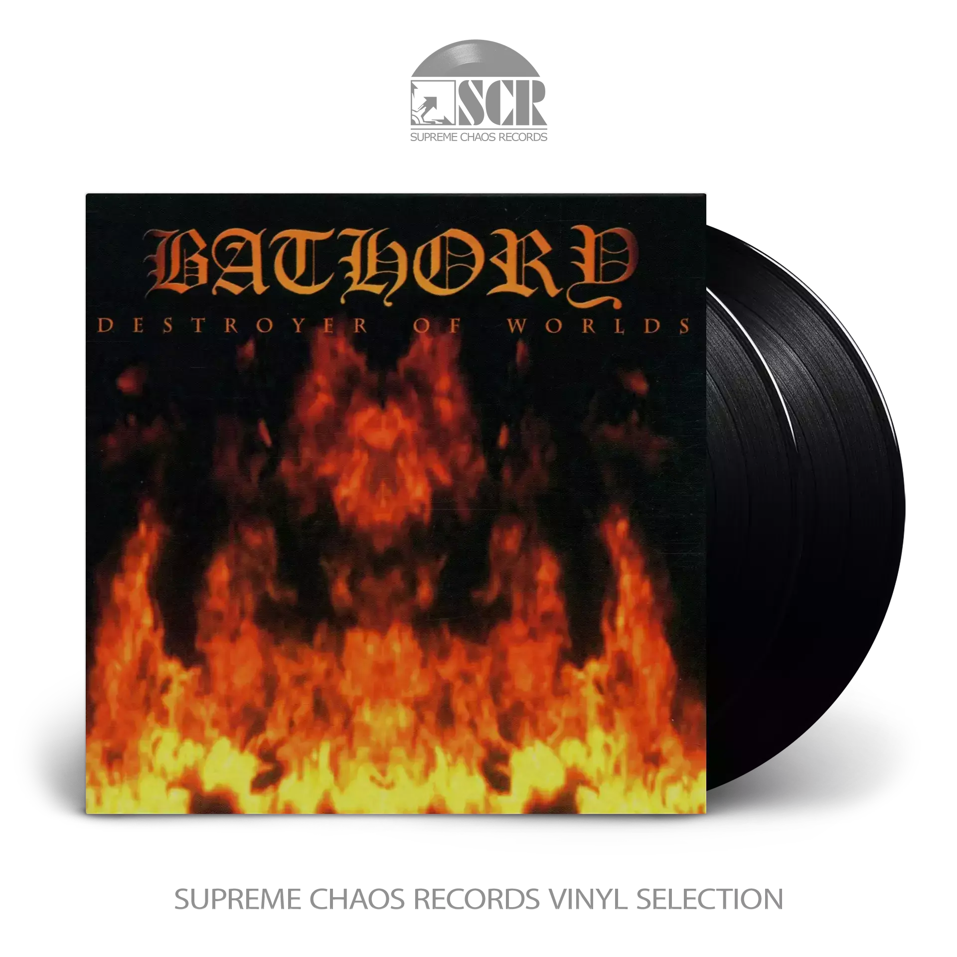 BATHORY · Destroyer Of Worlds | BLACK 2LP BATHORY · Destroyer Of Worlds | BLACK 2LP (Black Metal Vinyl)