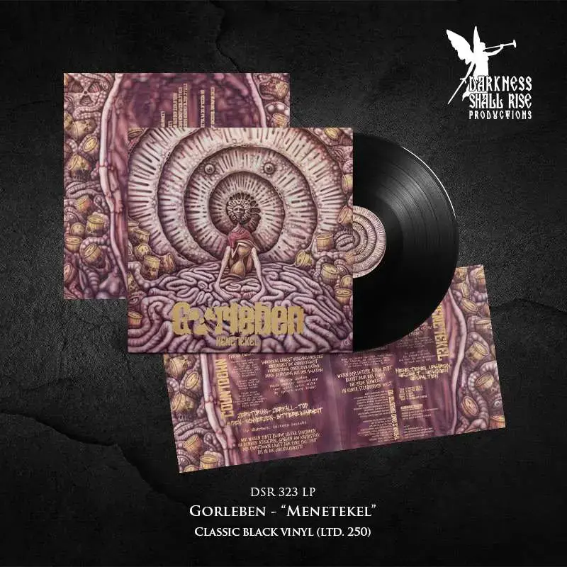 GORLEBEN - Menetekel · BLACK LP (Death Metal/Doom Metal/Black Metal Vinyl) · Bild 2