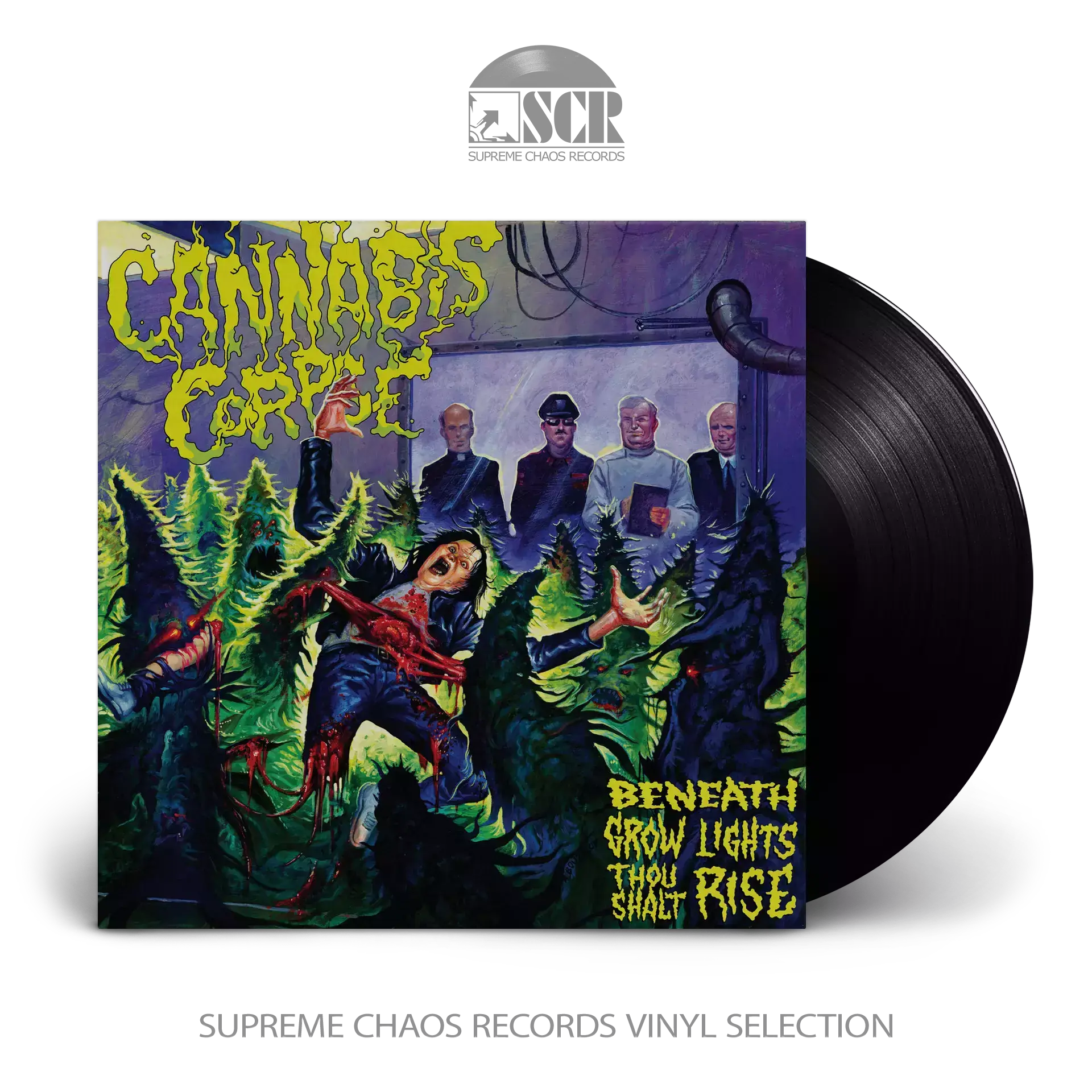 CANNABIS CORPSE - Beneath Grow Lights Thou Shalt Rise · BLACK LP