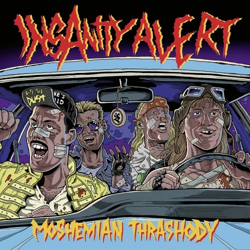 INSANITY ALERT - Moshemian Thrashody [BLACK 10" LP]