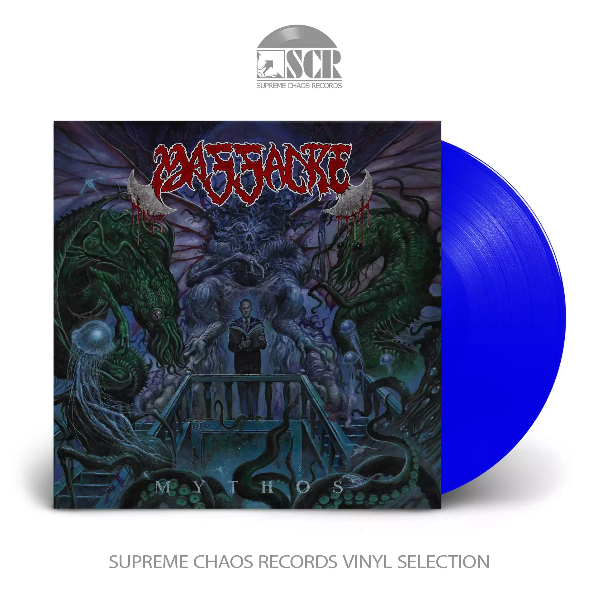 MASSACRE · Mythos | BLUE 10" MLP (Death Metal Vinyl)