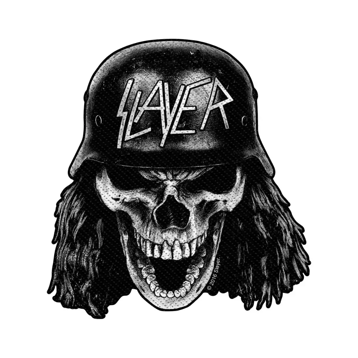 SLAYER - Wehrmacht Skull Cut-Out · PATCH SLAYER - Wehrmacht Skull Cut-Out · PATCH (Thrash Metal Others)