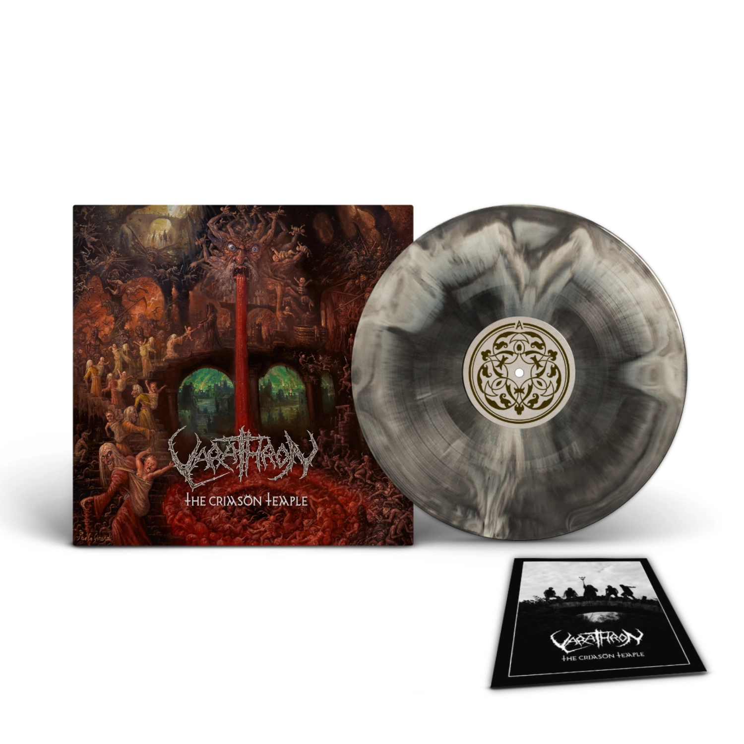 VARATHRON · The Crimson Temple | CIMMERIAN LP (Black Metal Vinyl)