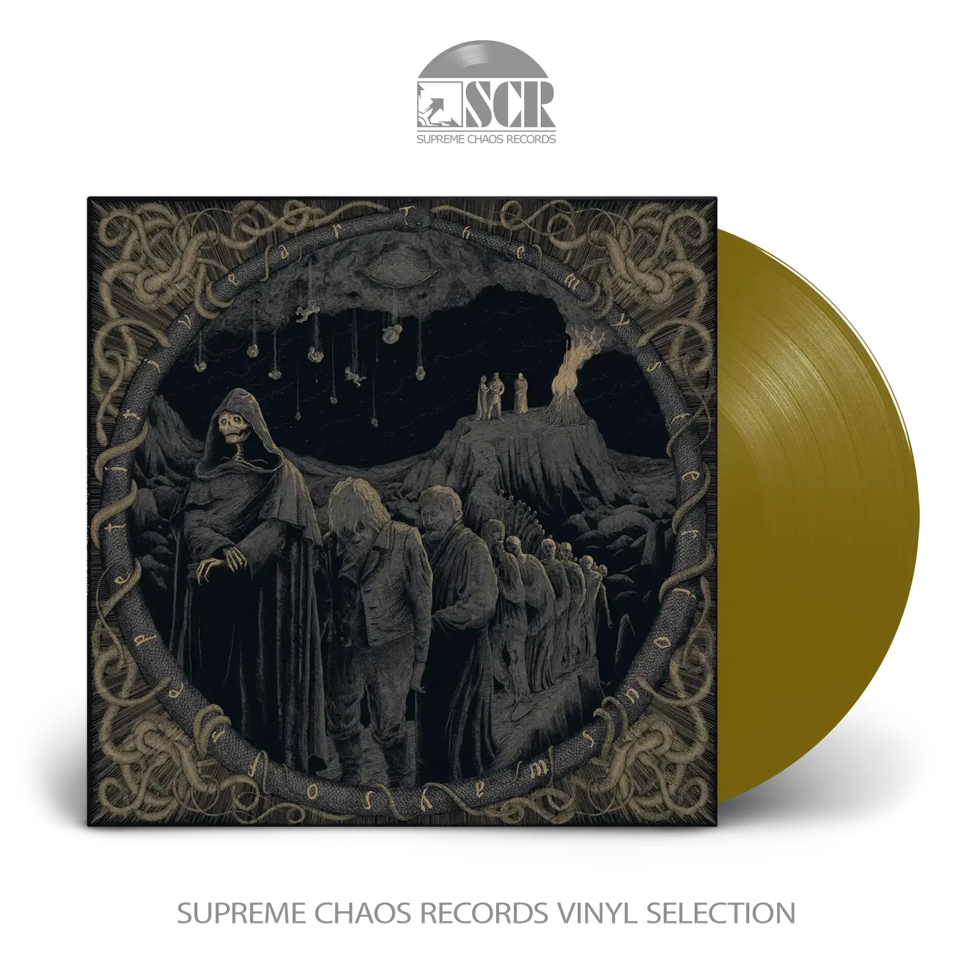 CHAPEL OF DISEASE · The Mysterious Ways Of Repetitive Art | GOLD LP CHAPEL OF DISEASE · The Mysterious Ways Of Repetitive Art | GOLD LP (Death Metal Vinyl)