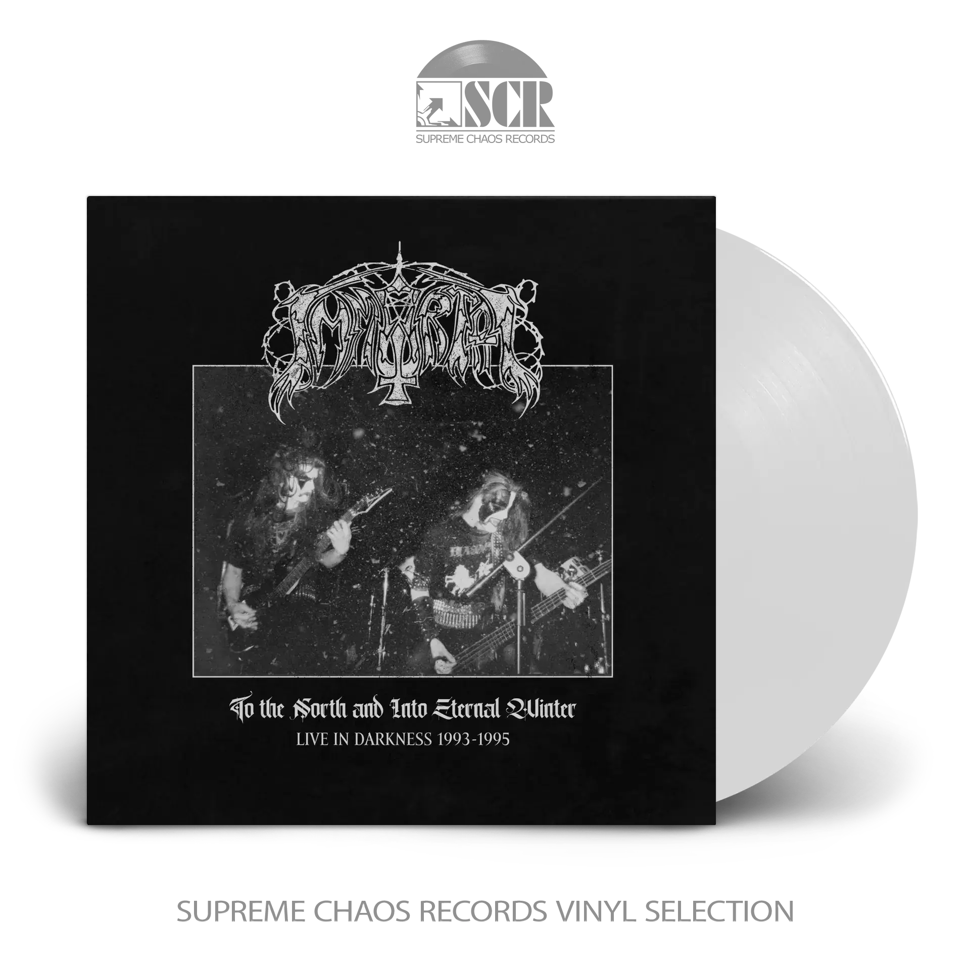 IMMORTAL · To the North and Into Eternal Winter - Live in Darkness 1993-1995 | WHITE LP (Black Metal Vinyl)