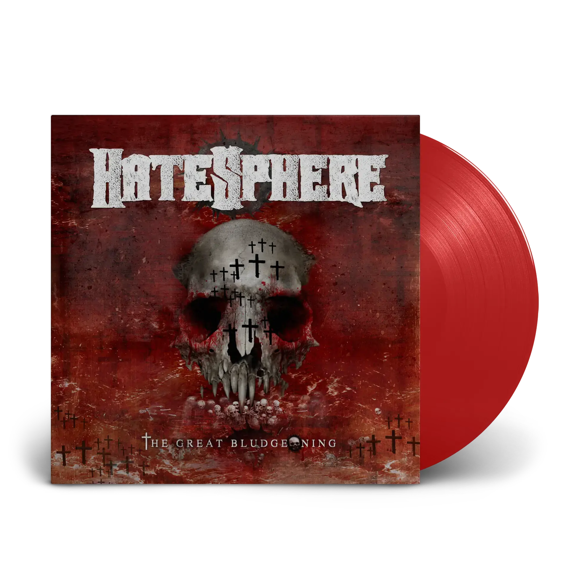 HATESPHERE - The Great Bludgeoning · TRANSPARENT RED LP HATESPHERE - The Great Bludgeoning · TRANSPARENT RED LP (Thrash Metal Vinyl)