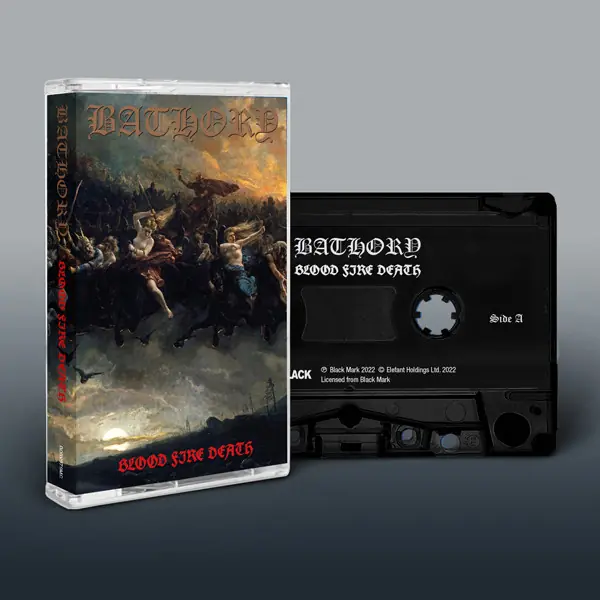 BATHORY - Blood Fire Death · BLACK TAPE BATHORY - Blood Fire Death · BLACK TAPE (Black Metal Tapes)