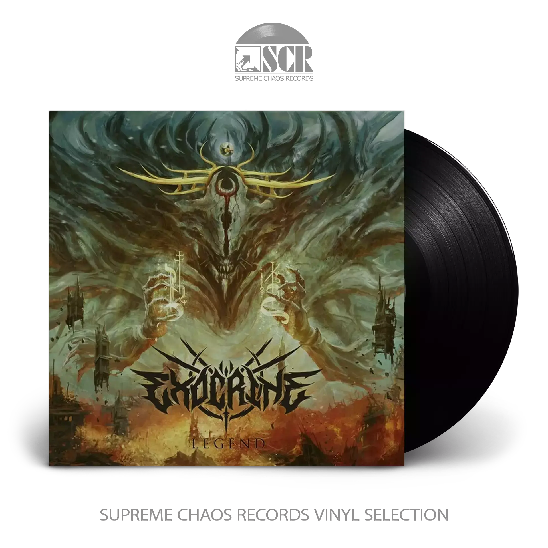EXOCRINE · Legend | BLACK LP (Progressive Death Metal Vinyl)
