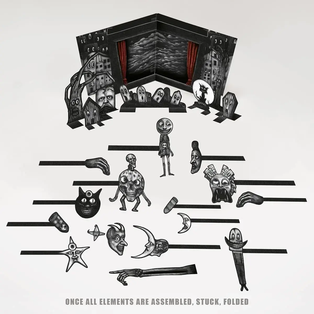 CRIPPLED BLACK PHOENIX - Sceaduhelm · RED/BLACK MARBLED 2LP (Progressive Rock Vinyl) · Picture 3