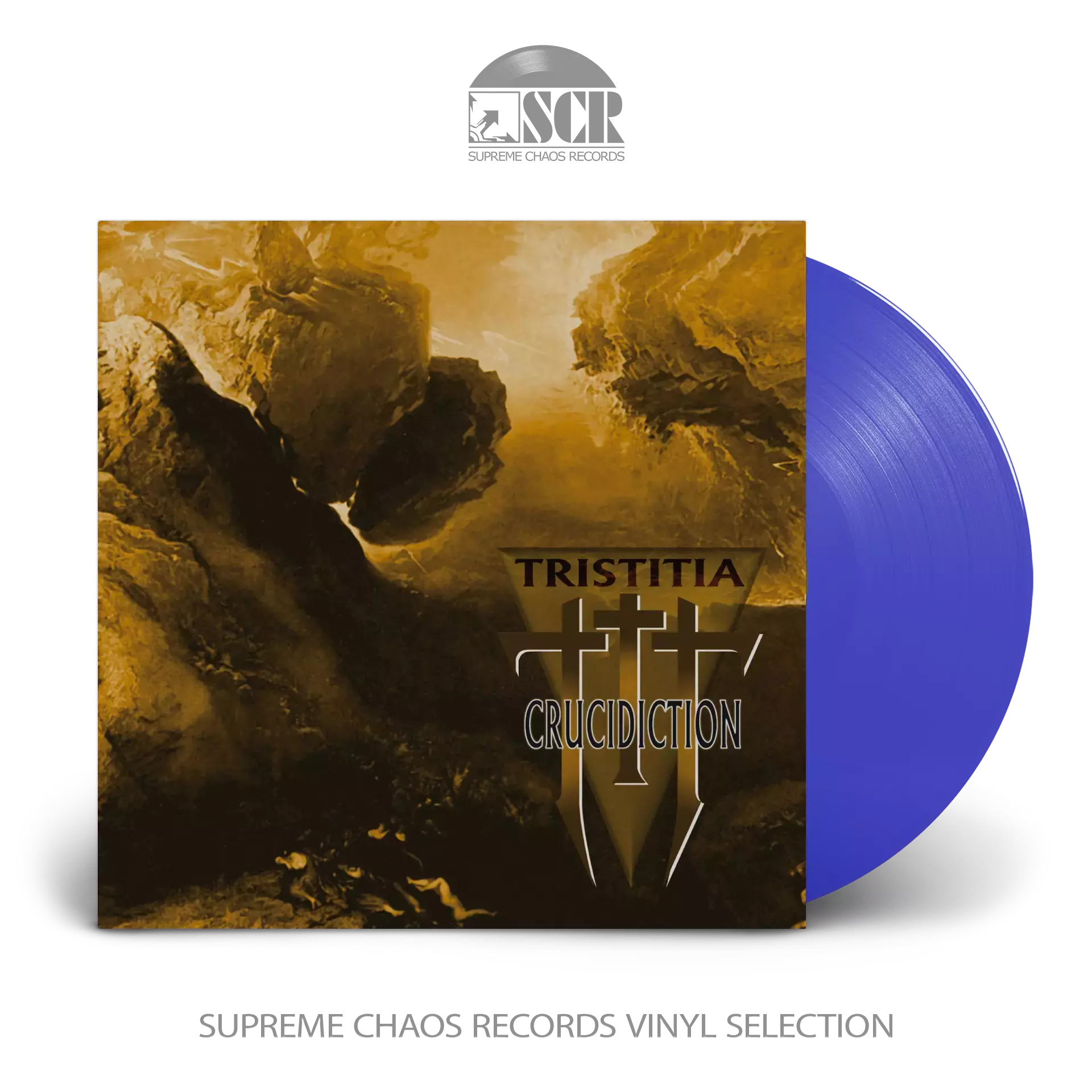 TRISTITIA - Crucidiction · BLUE LP TRISTITIA - Crucidiction · BLUE LP (Doom Metal Vinyl)
