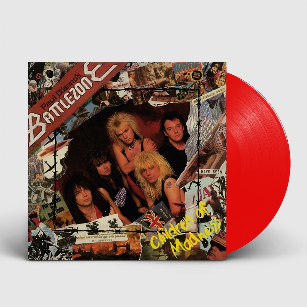 PAUL DI'ANNO'S BATTLEZONE - Children Of Madness · RED LP PAUL DI'ANNO'S BATTLEZONE - Children Of Madness · RED LP (Heavy Metal Vinyl)