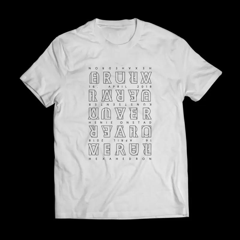 ULVER · Hexahedron White | T-SHIRT (Ambient Clothes)