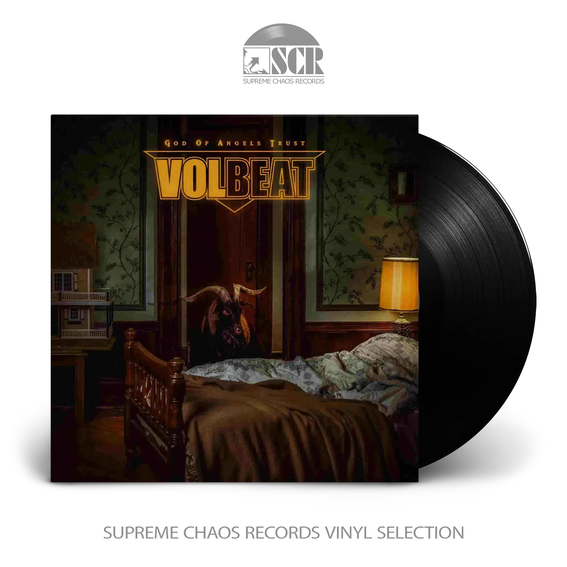 VOLBEAT · God Of Angels Trust | BLACK LP (Hardrock/Heavy Metal Vinyl)