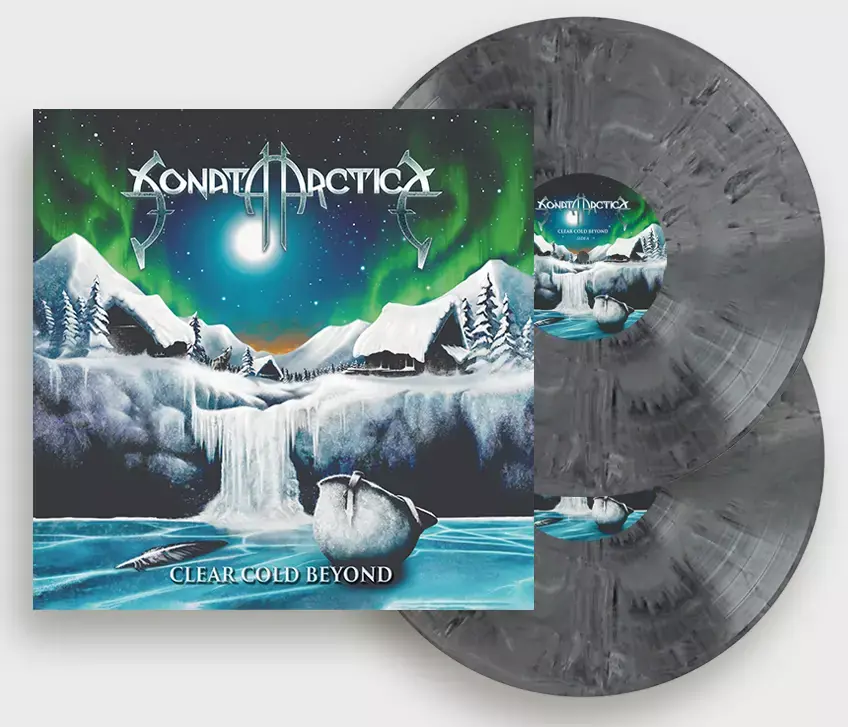 SONATA ARCTICA - Clear Cold Beyond · WHITE/BLACK MARBLED DLP
