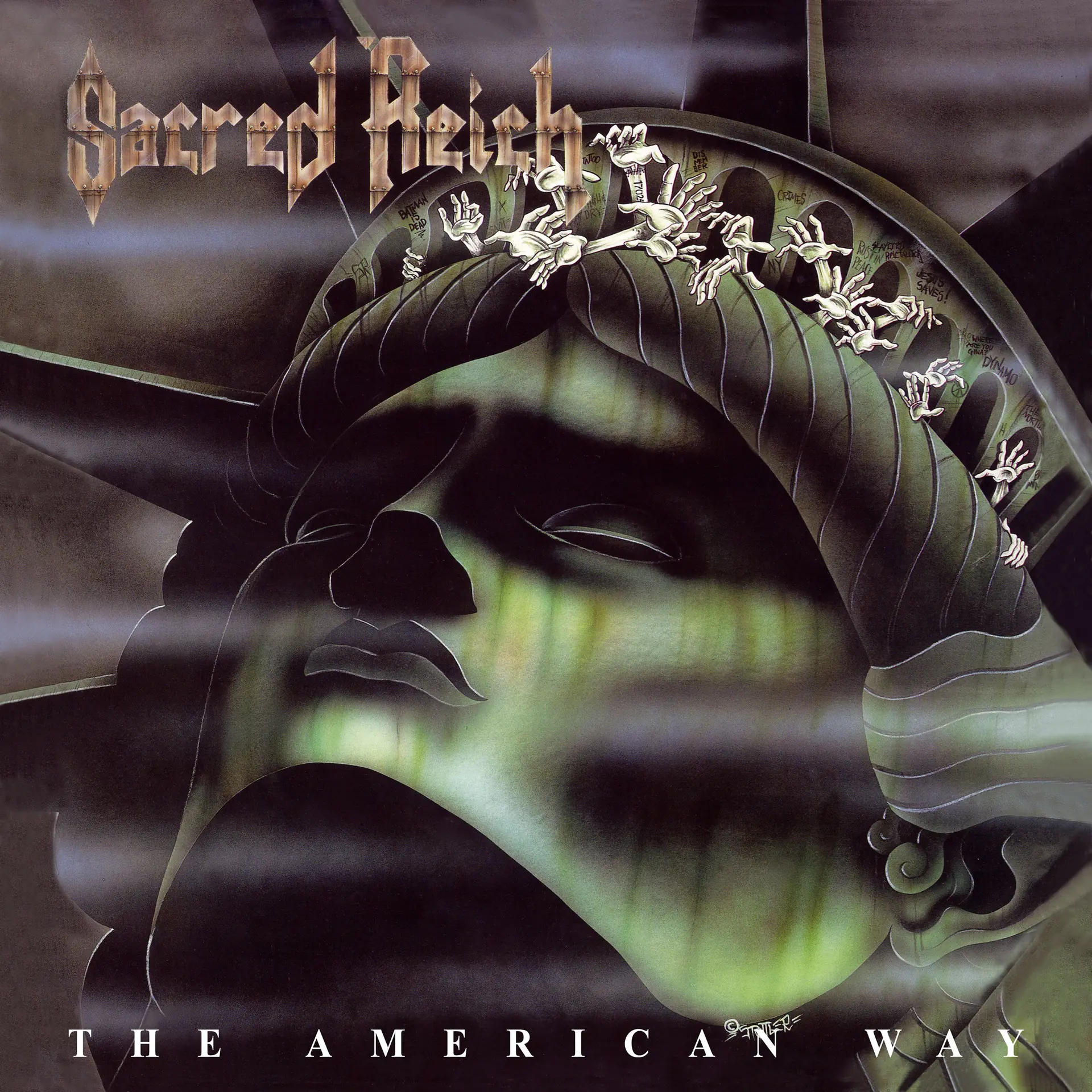 SACRED REICH - The American Way · BLACK LP · Picture 1 SACRED REICH - The American Way · BLACK LP (Thrash Metal Vinyl) · Picture 1