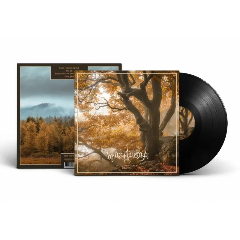 WALDGEFLÜSTER · Unter Bronzenen Kronen | BLACK LP WALDGEFLÜSTER · Unter Bronzenen Kronen | BLACK LP (Pagan Metal Vinyl)
