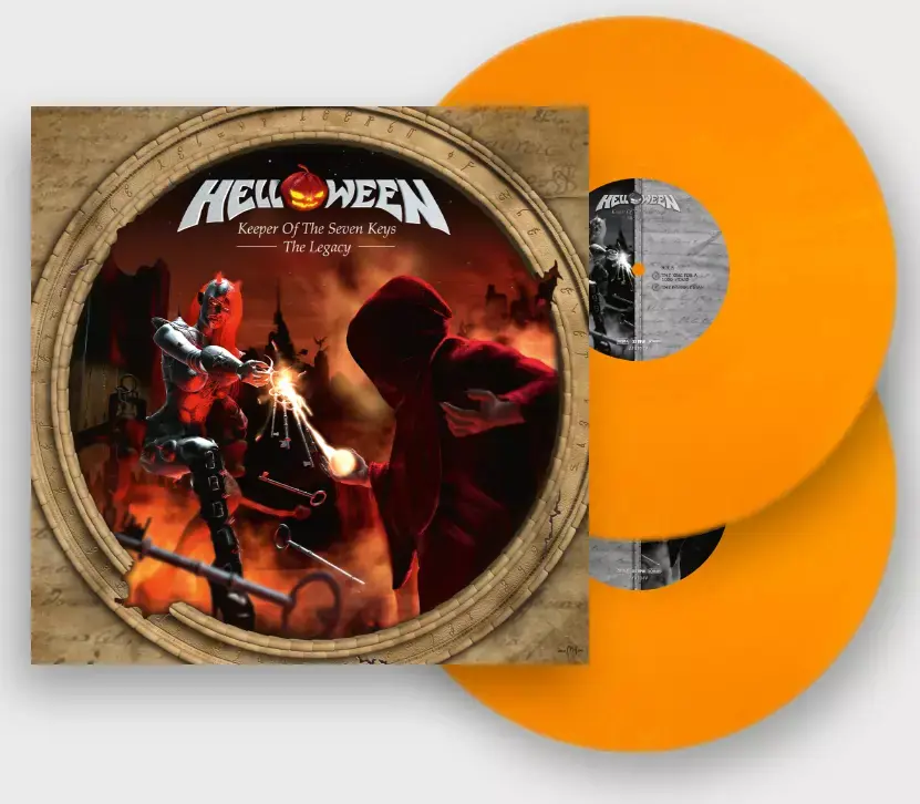 HELLOWEEN - Keeper Of The Seven Keys - The Legacy · RED/ORANGE/WHITE MARBLED DLP (Heavy Metal Vinyl)