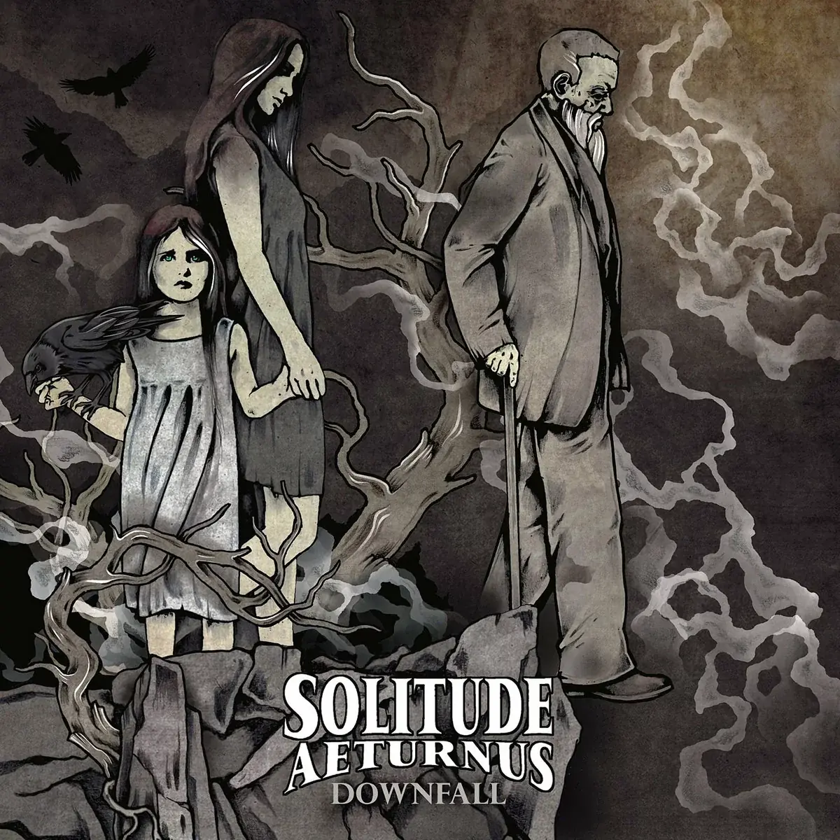 SOLITUDE AETURNUS - Downfall · BLACK LP 1