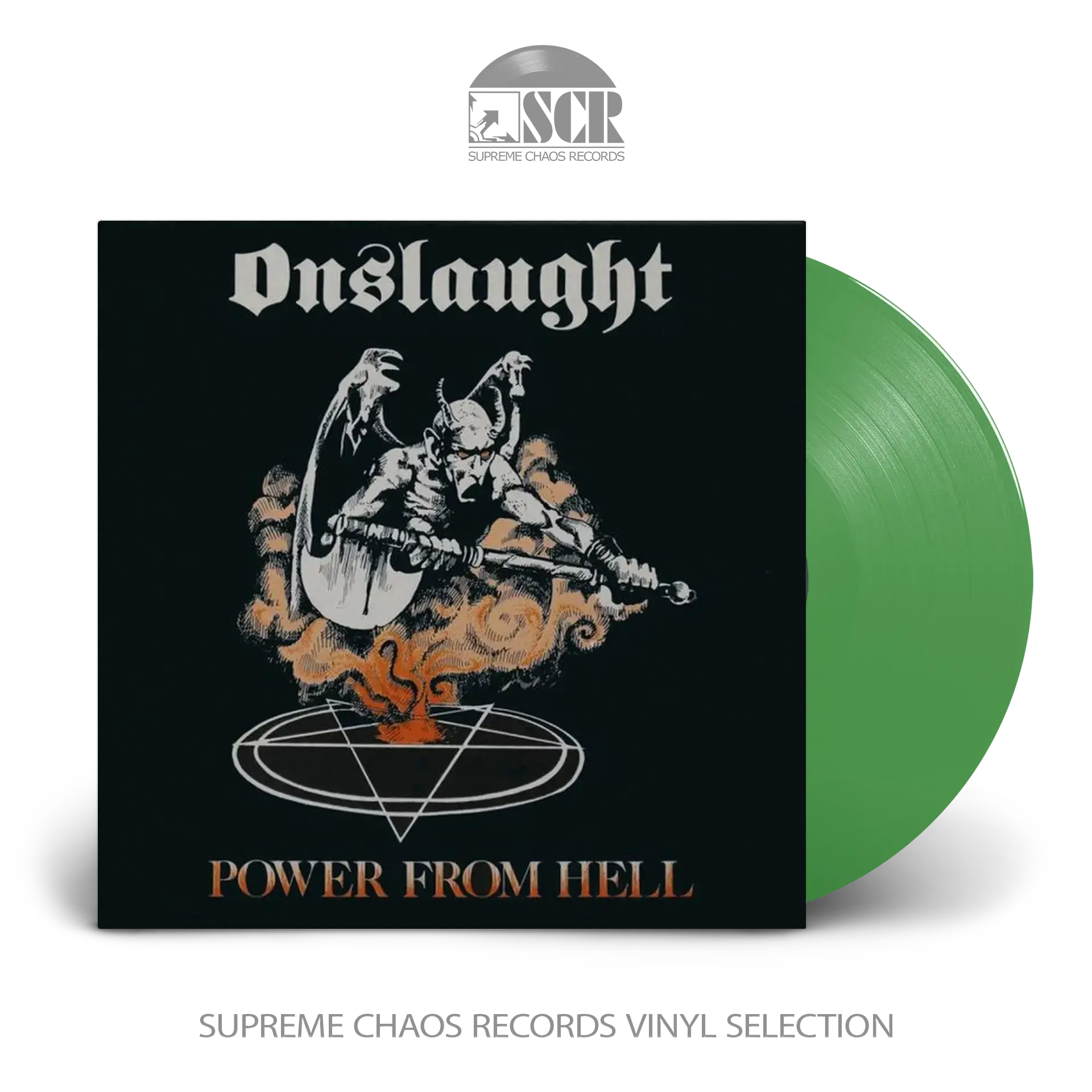 ONSLAUGHT - Power From Hell · GREEN LP (Thrash Metal Vinyl)