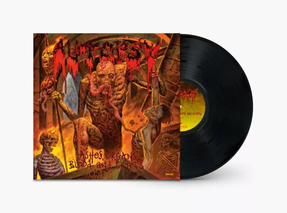 AUTOPSY - Ashes, Organs, Blood And Crypts · BLACK LP