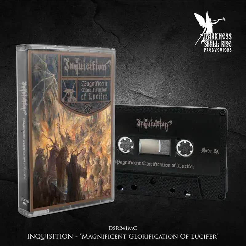 INQUISITION · Magnificent Glorification Of Lucifer | BLACK TAPE (Black Metal Tapes)