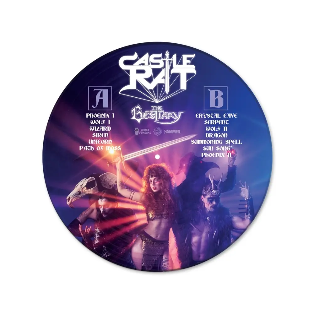 CASTLE RAT · The Bestiary | PICTURE DISC LP (Doom Metal Vinyl)