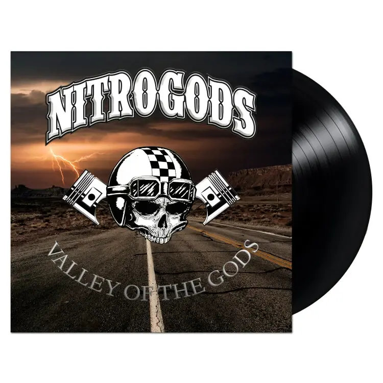 NITROGODS - Valley Of The Gods · BLACK LP (Rock-N-Roll/Rockabilly Vinyl)