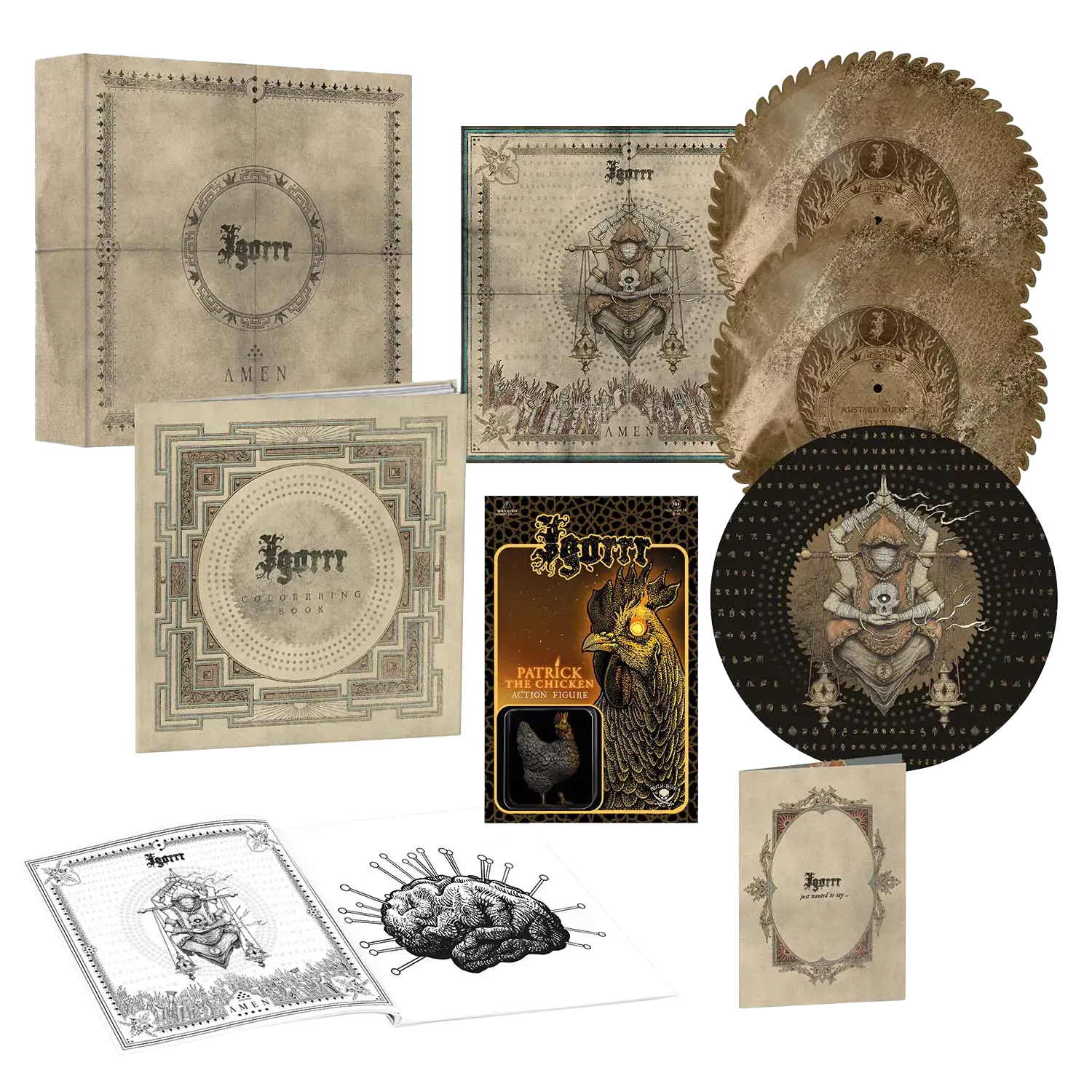 IGORRR - Amen · SAWBLADE 2LP BOX SET (Experimental Metal Vinyl)