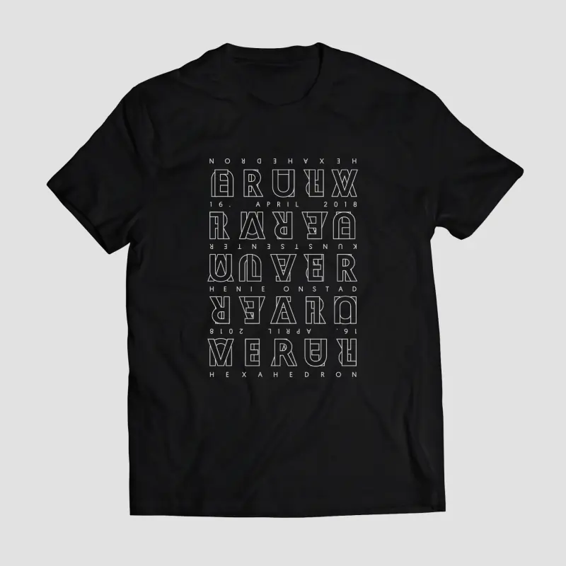 ULVER · Hexahedron Black | T-SHIRT ULVER · Hexahedron Black | T-SHIRT (Ambient Clothes)