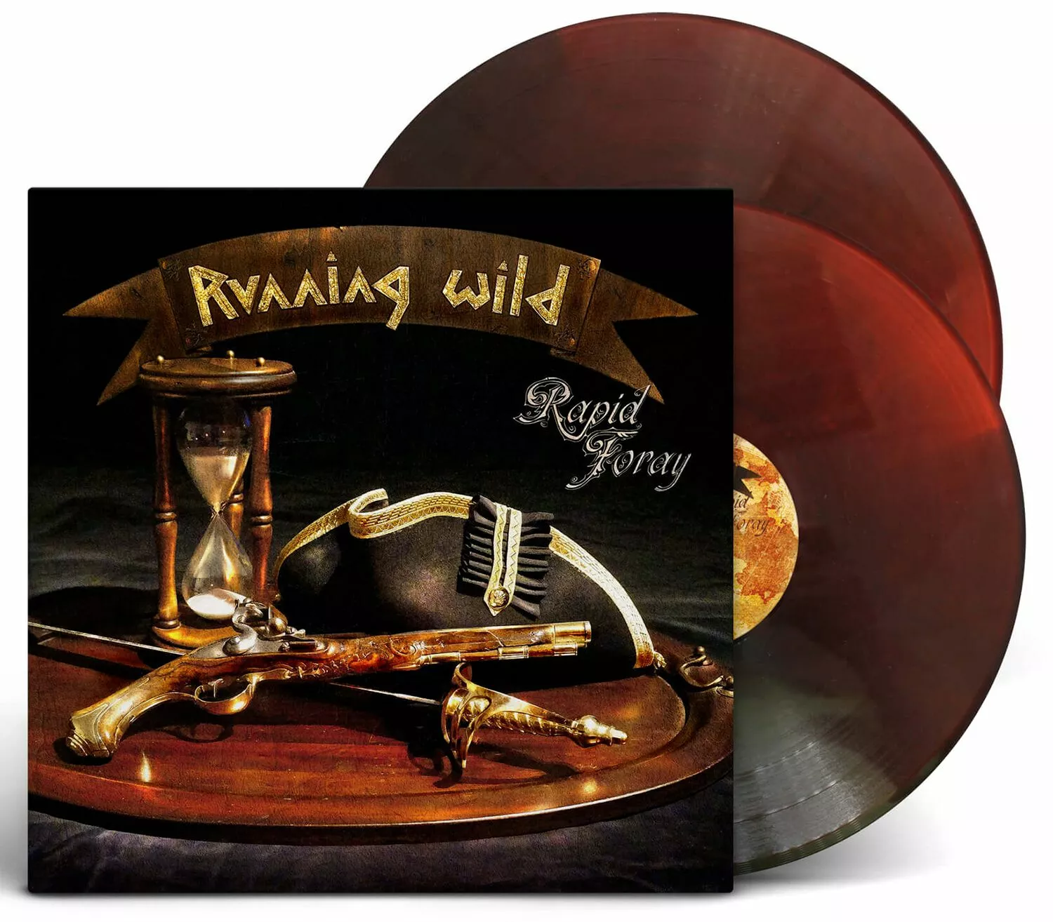 RUNNING WILD · Rapid Foray | BROWN DLP (Heavy Metal Vinyl)
