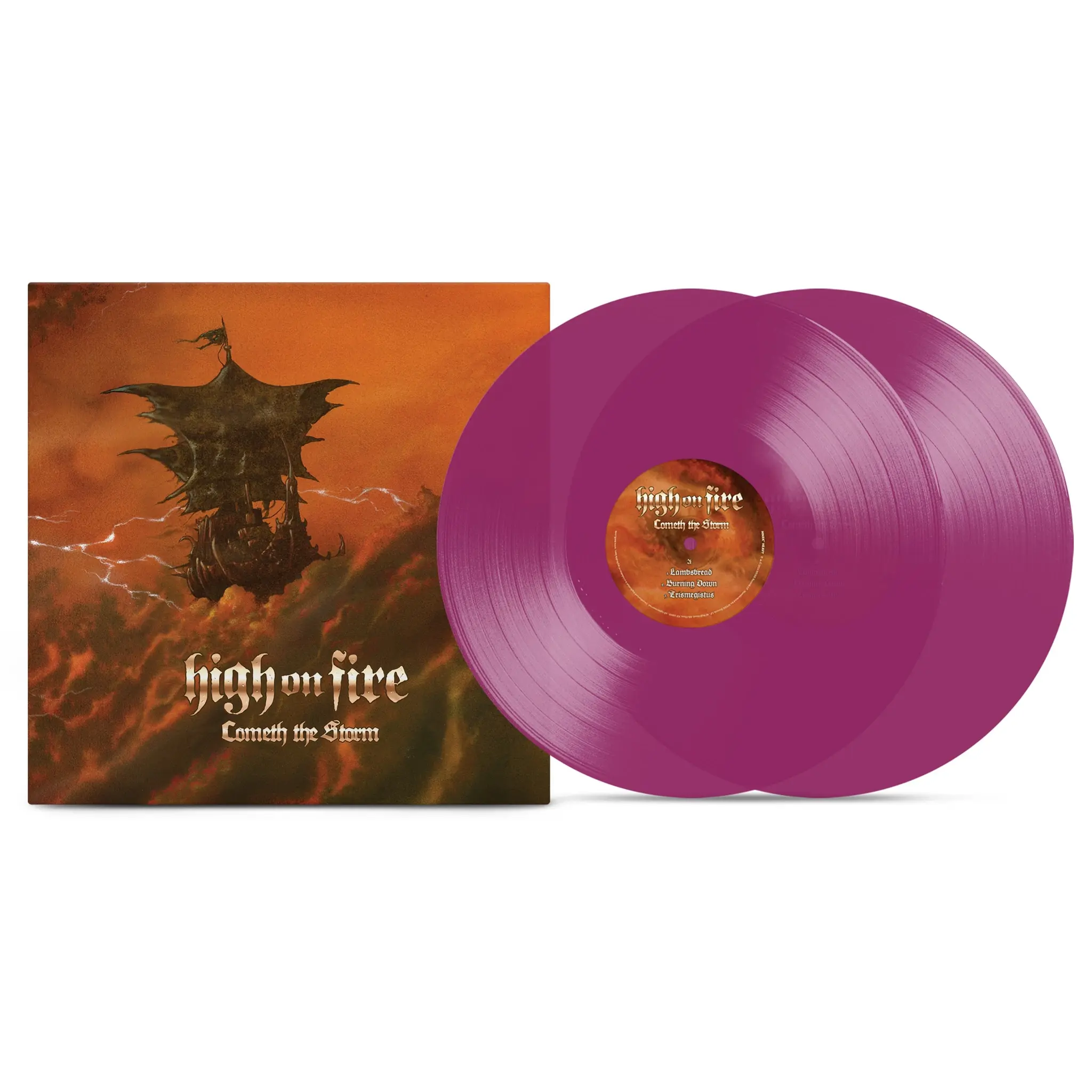 HIGH ON FIRE · Cometh The Storm | GRAPE 2LP HIGH ON FIRE · Cometh The Storm | GRAPE 2LP (Metal/Sludge/Doom Vinyl)