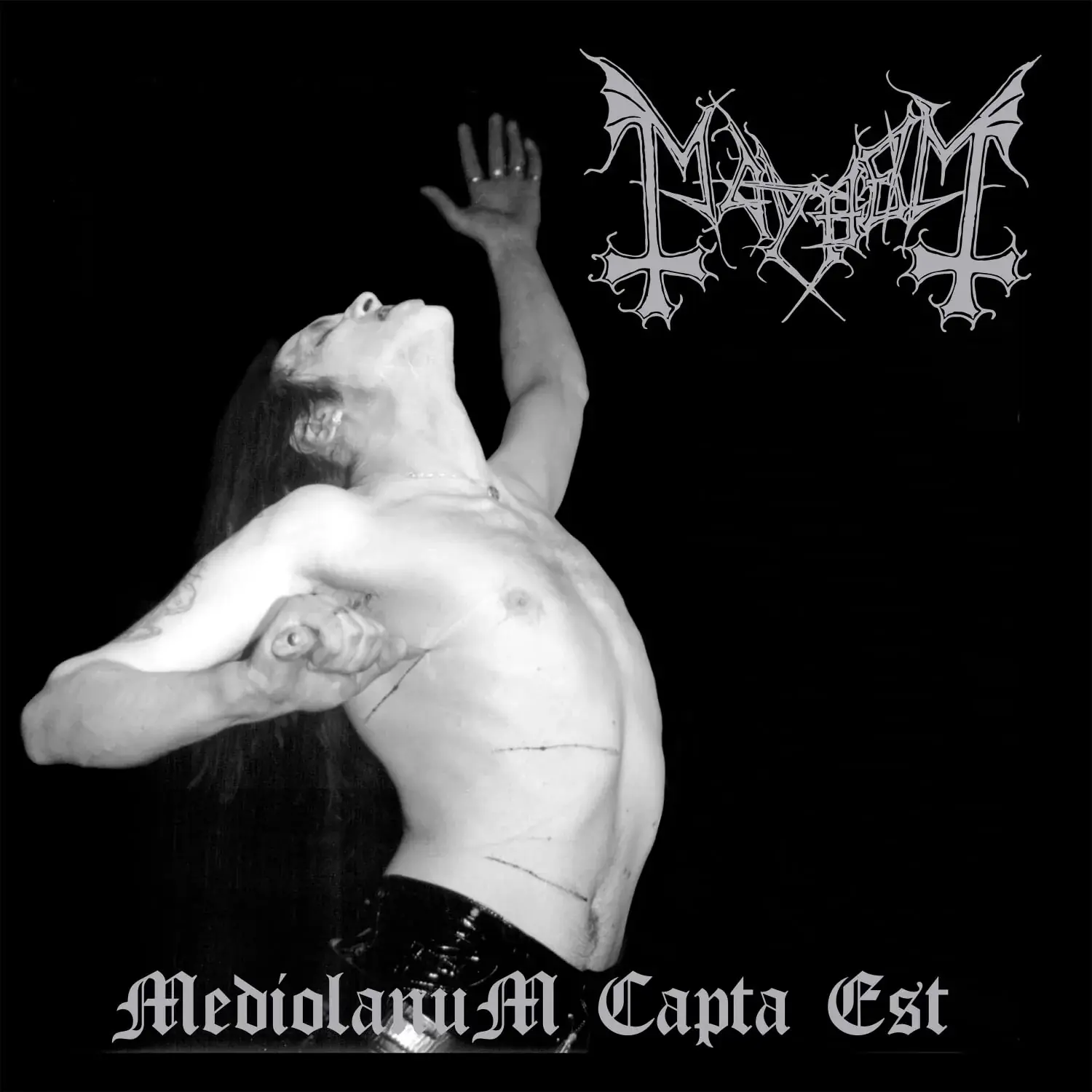 MAYHEM · Mediolanum Capta Est | CLEAR LP (Black Metal Vinyl) · Picture 1