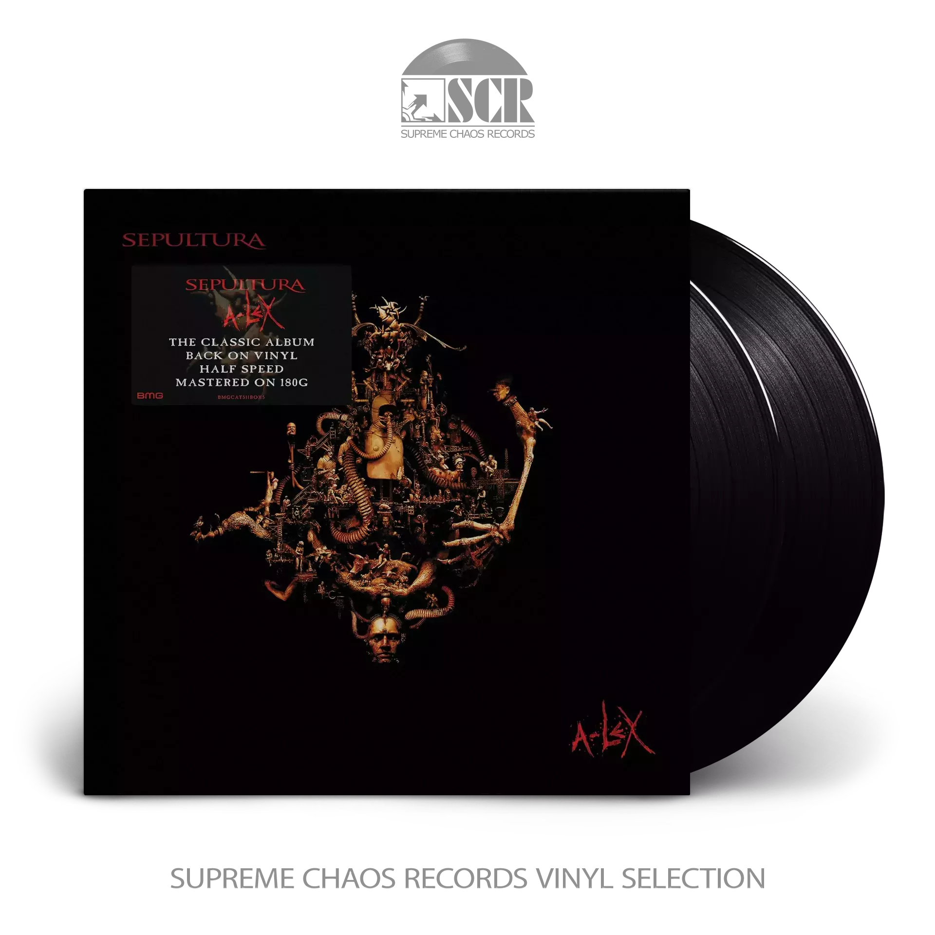 SEPULTURA - A-Lex (Half Speed Mastering) · BLACK 2LP SEPULTURA - A-Lex (Half Speed Mastering) · BLACK 2LP (Thrash Metal Vinyl)